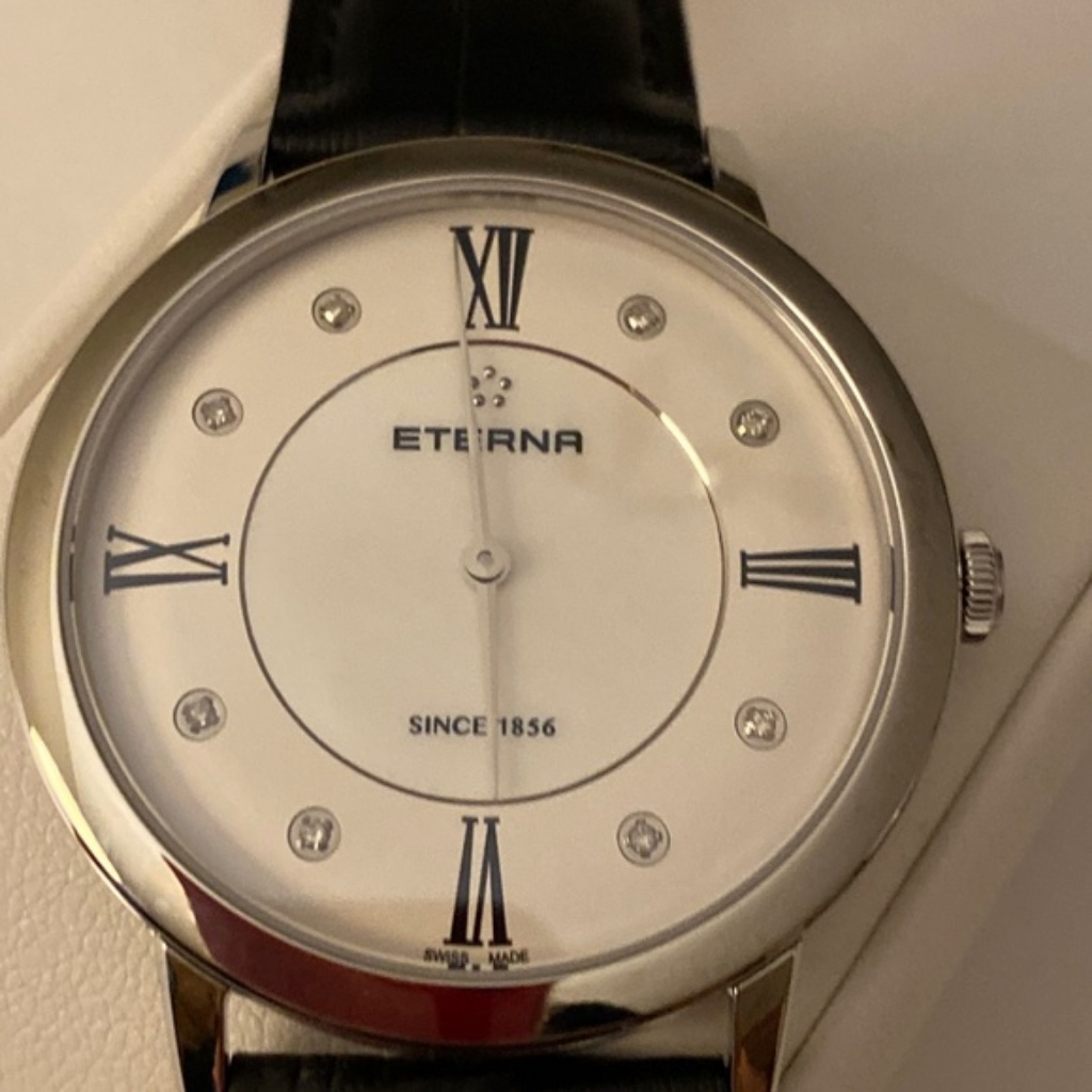 Eterna 8 Diamond Quartz Swiss Made  Brand New
